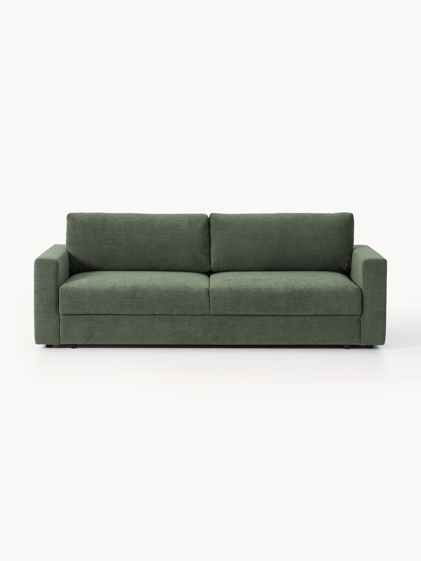 Galeriebild 1 - Samt-Schlafsofa Tasha (3-Sitzer) mit Stauraum