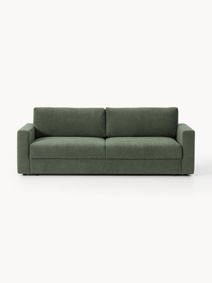 Galeriebild 1 - Samt-Schlafsofa Tasha (3-Sitzer) mit Stauraum