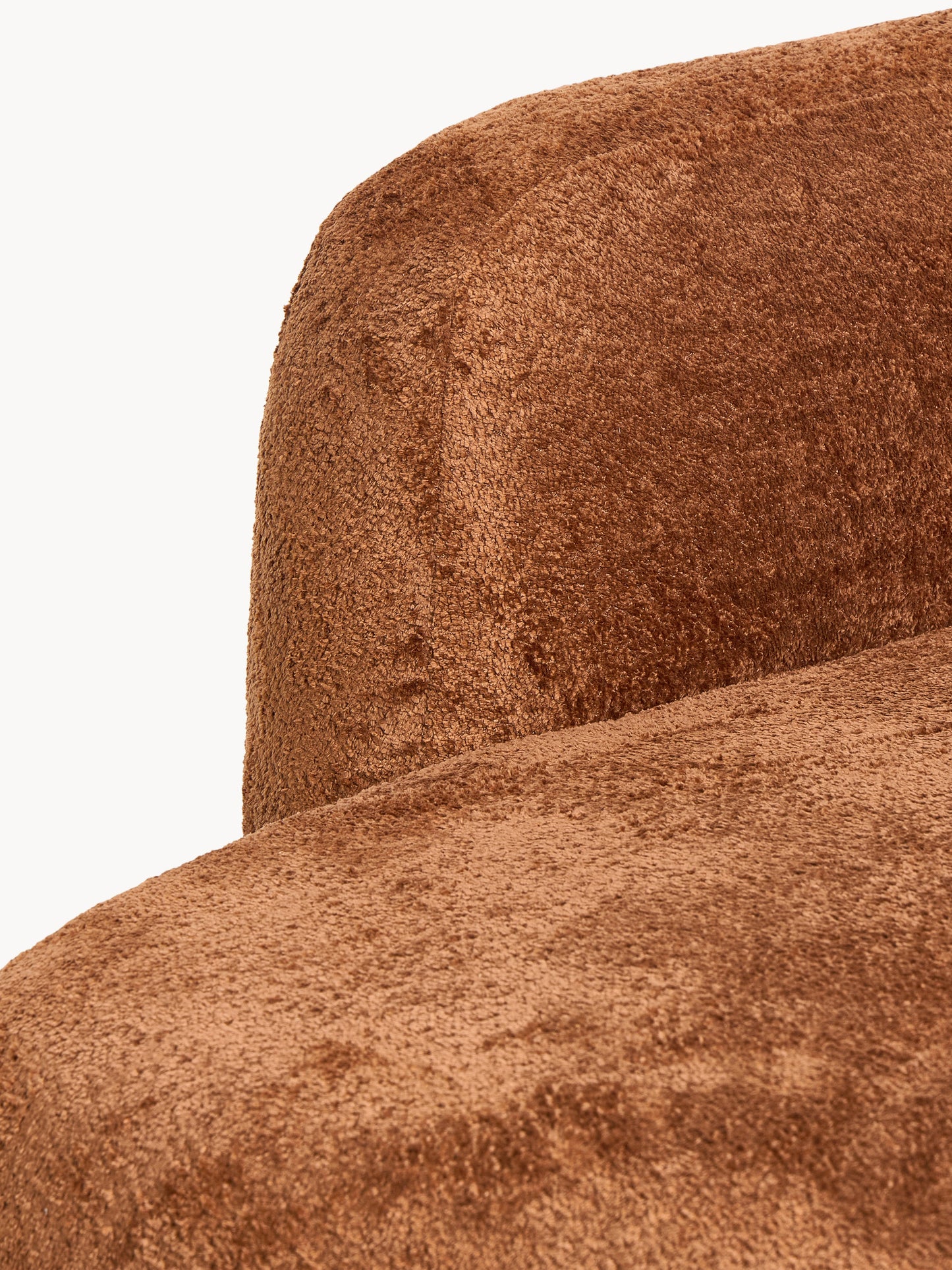 Teddy-Bouclé-Sofa Wolke (2-Sitzer) mit Chaiselongue