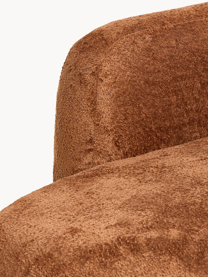 Teddy-Bouclé-Sofa Wolke (2-Sitzer) mit Chaiselongue