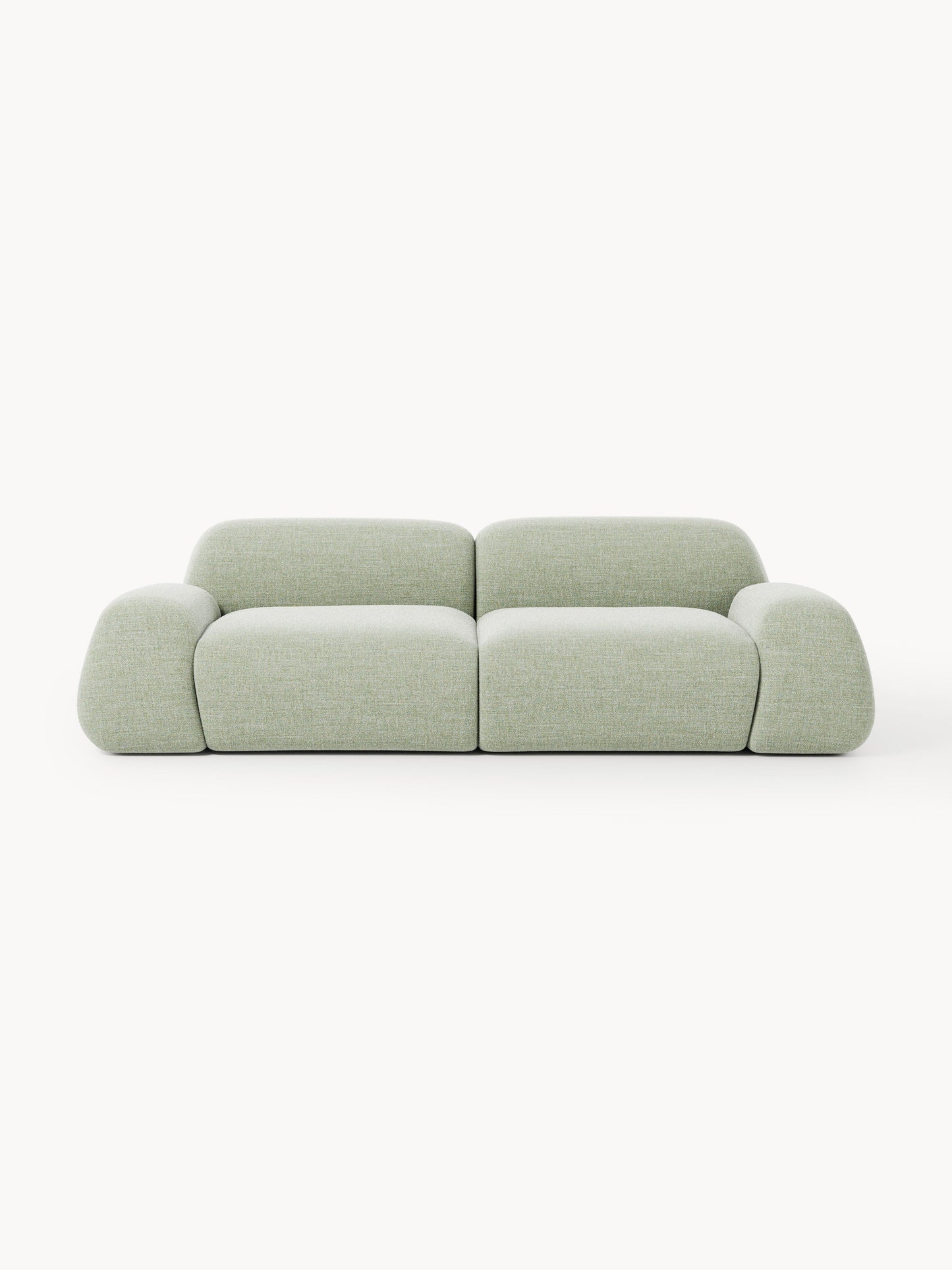 Modulares Bouclé-Sofa Wolke (3-Sitzer)