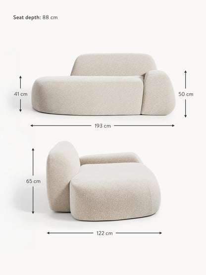 Sofa Wolke (2-Sitzer) mit Chaiselongue