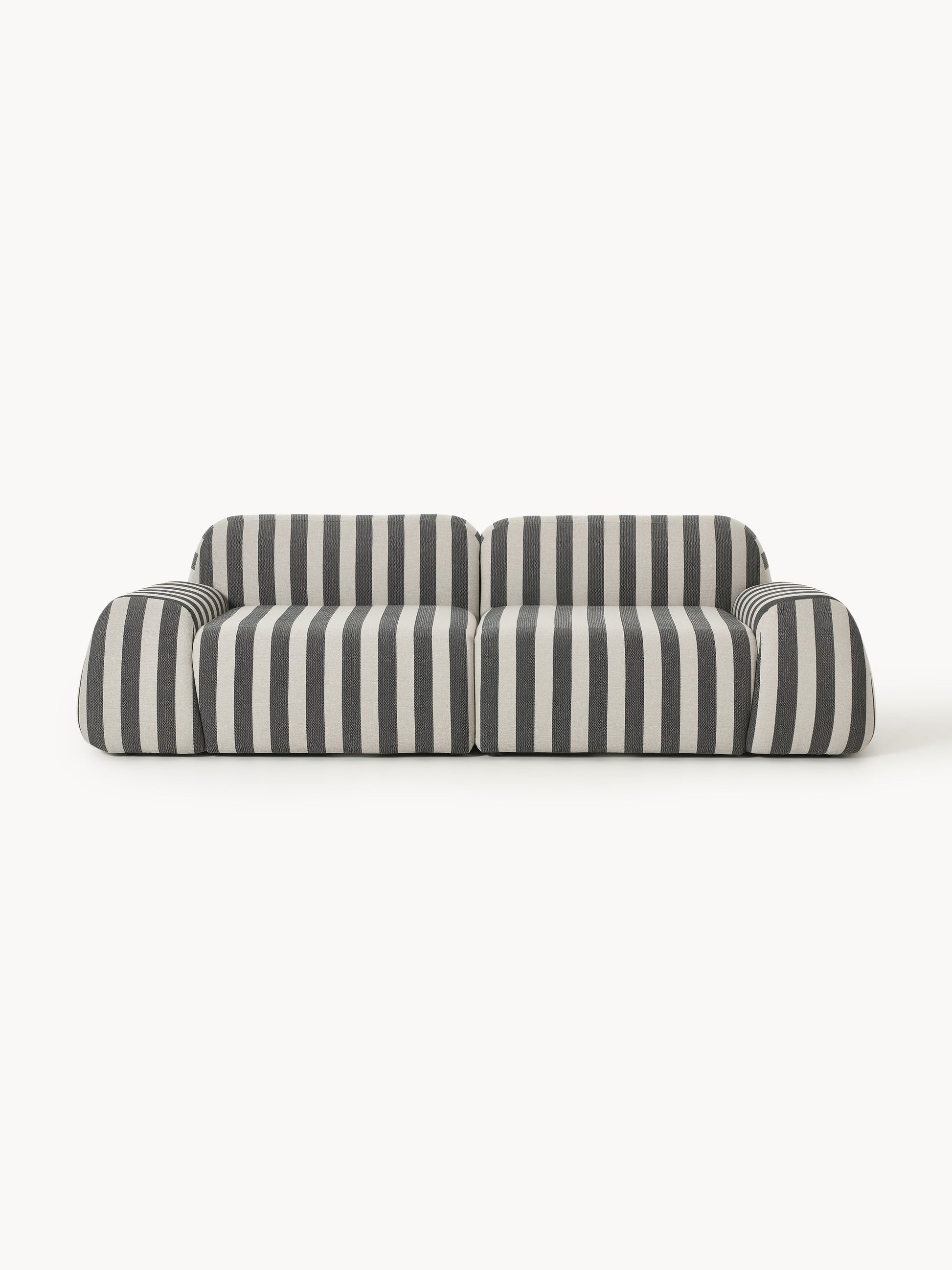 Galeriebild 1 - Modulares Gestreiftes Sofa Wolke (3-Sitzer)