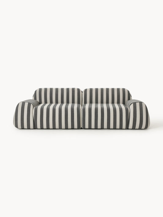 Galeriebild 1 - Modulares Gestreiftes Sofa Wolke (3-Sitzer)