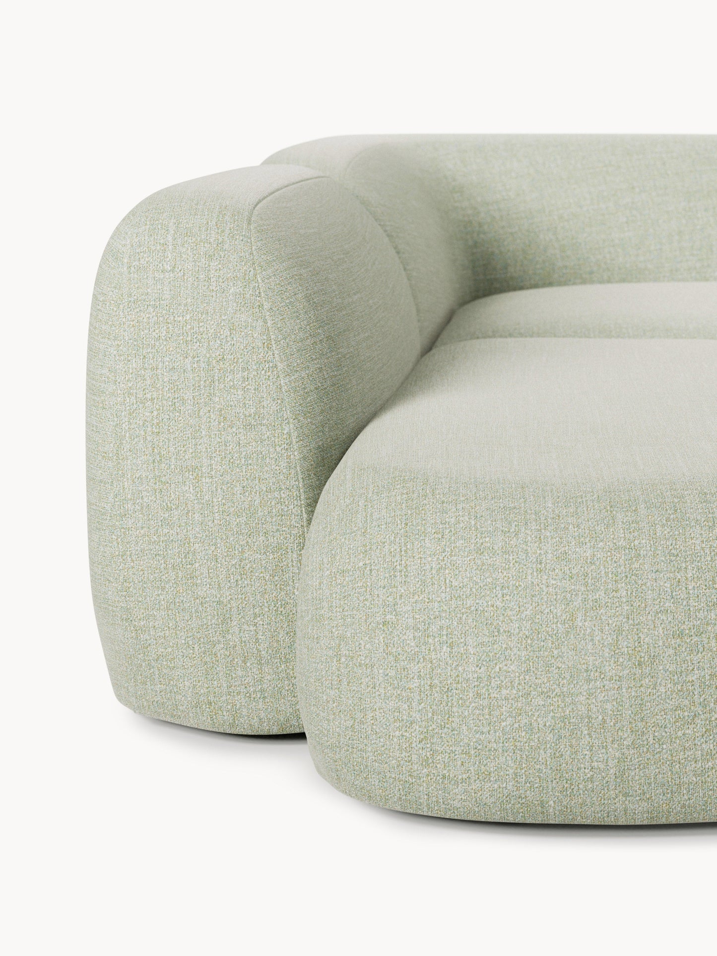 Modulares Bouclé-XL-Sofa Wolke