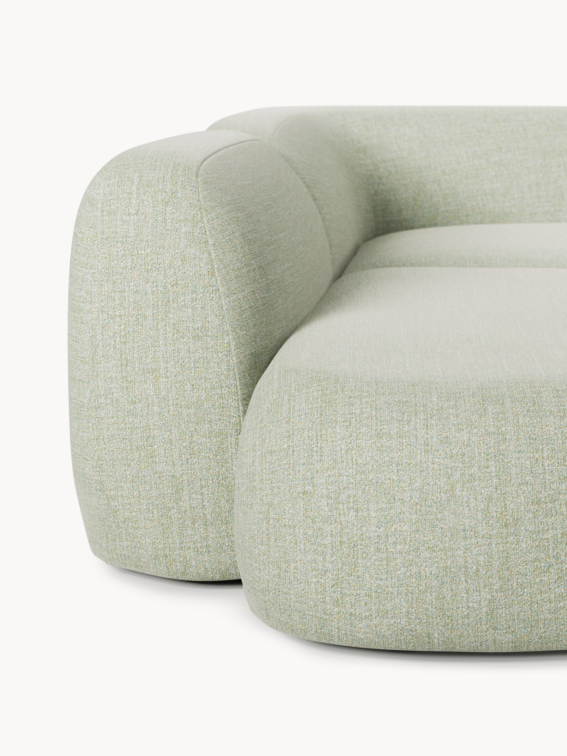 Modulares Bouclé-XL-Sofa Wolke