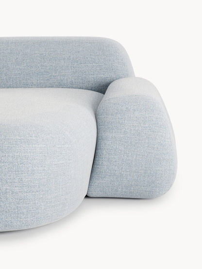 Modulares Bouclé-Ecksofa Wolke (4-Sitzer)