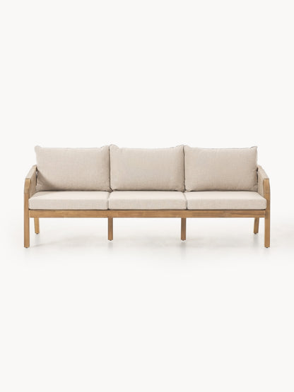 Galeriebild 1 - Garten-Loungesofa Lu (3-Sitzer) aus Akazienholz
