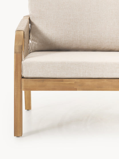 Garten-Loungesofa Lu (3-Sitzer) aus Akazienholz