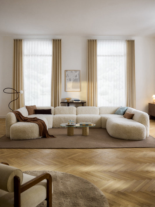 XL Modulares Teddy-Sofa Wolke