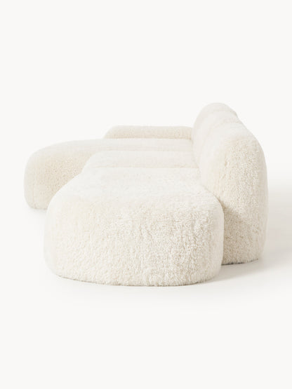Modulares Teddy-Ecksofa Wolke (4-Sitzer) mit Chaiselongue
