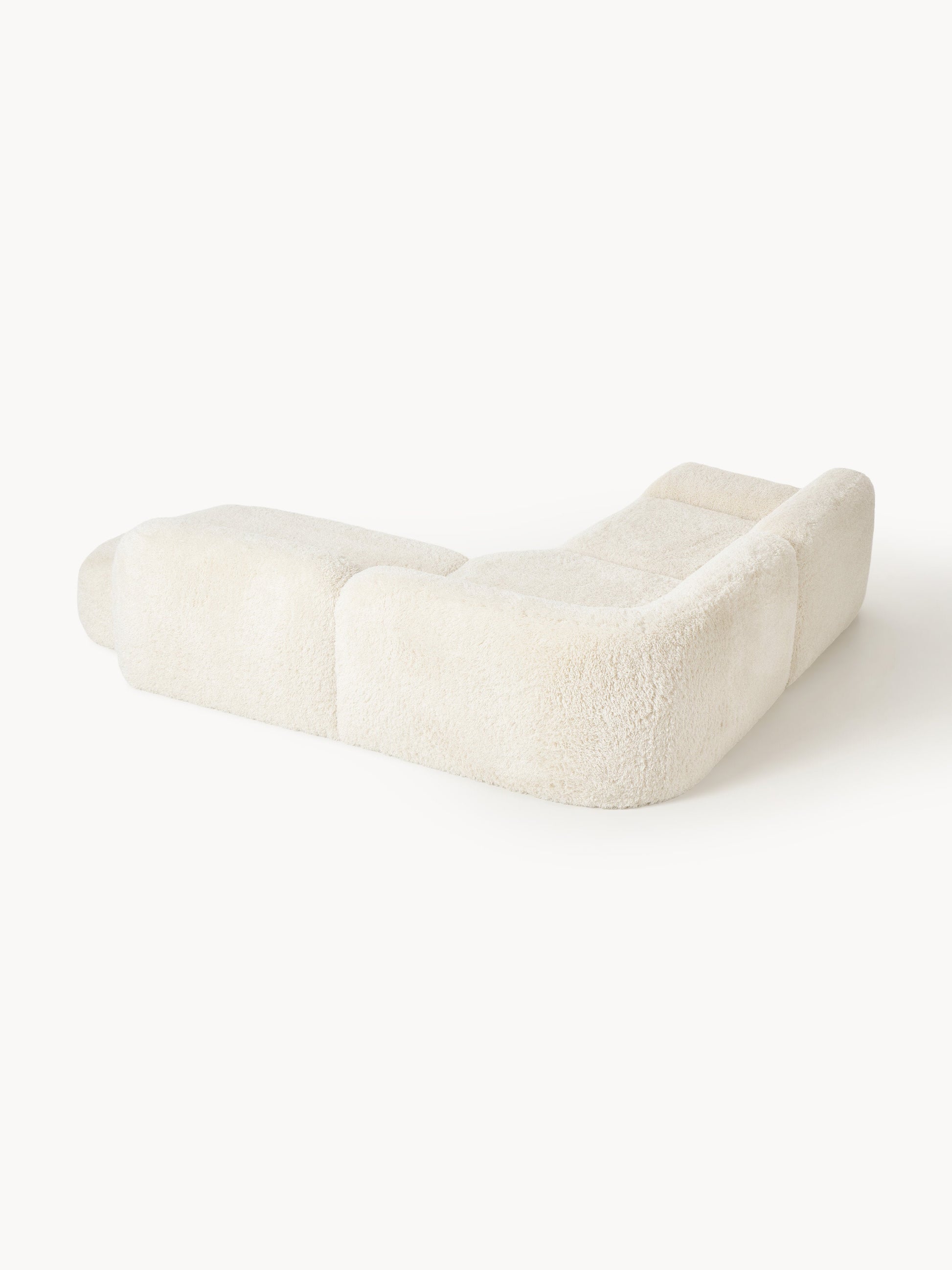 Modulares Teddy-Ecksofa Wolke (4-Sitzer) mit Chaiselongue