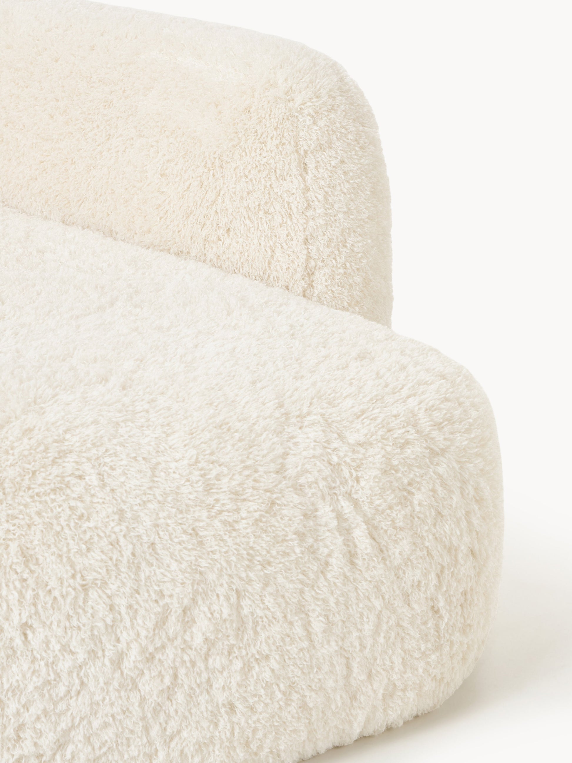 XL Modulares Teddy-Ecksofa Wolke mit Chaiselongue