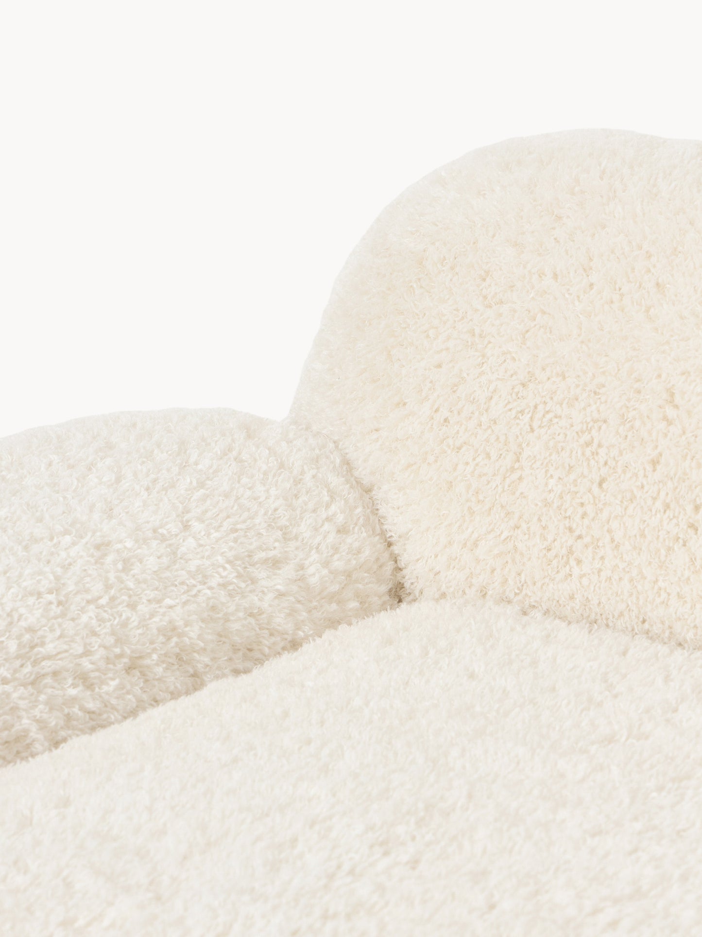 XL Modulares Teddy-Ecksofa Wolke mit Chaiselongue
