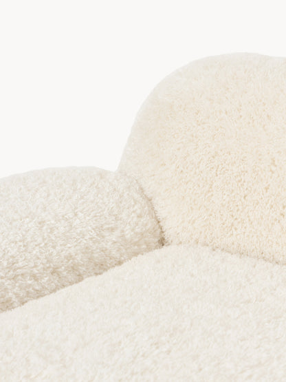 XL Modulares Teddy-Ecksofa Wolke mit Chaiselongue