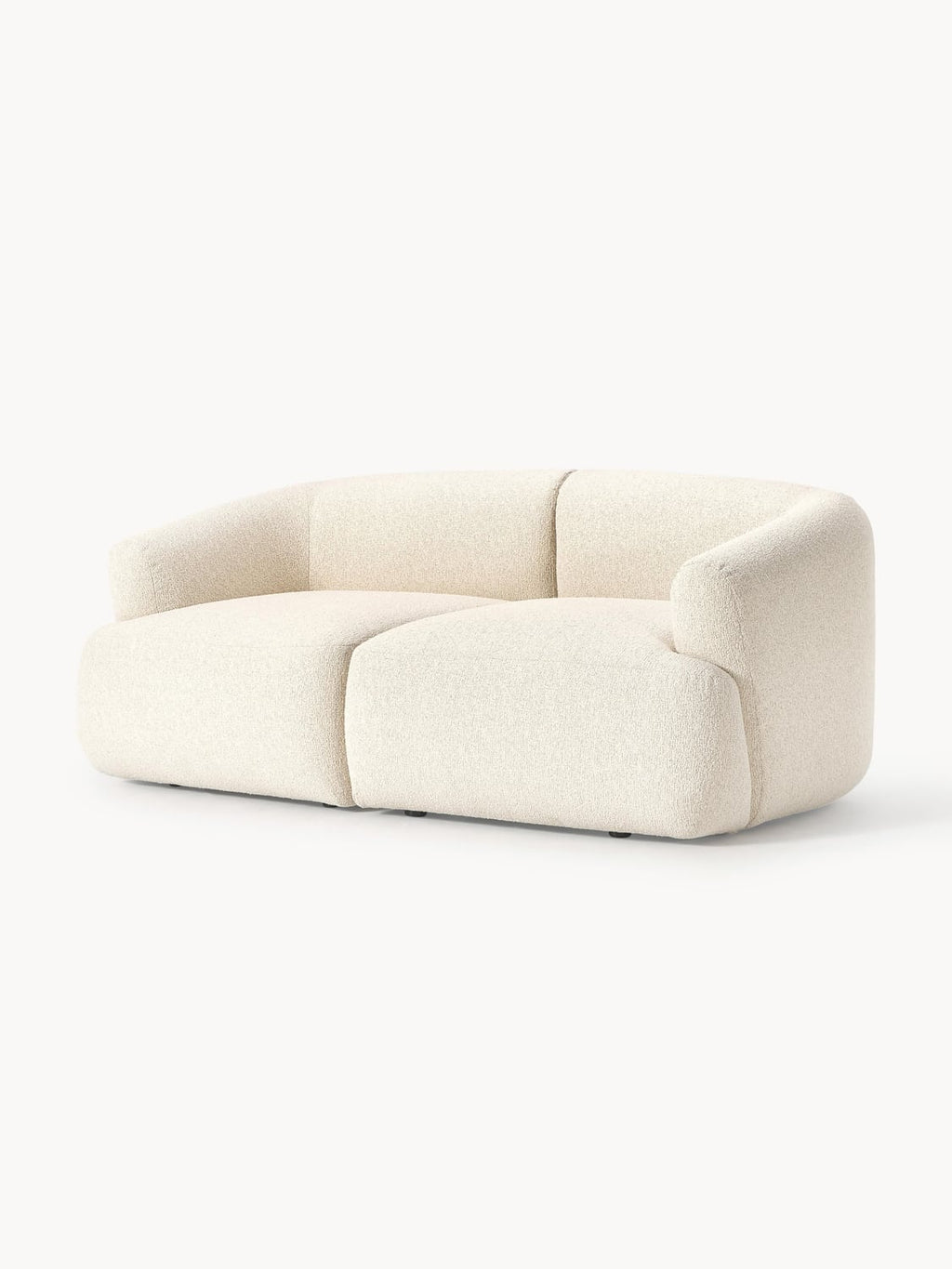 Sofia Modular Bouclé Sofa (2-seater) — Off-White