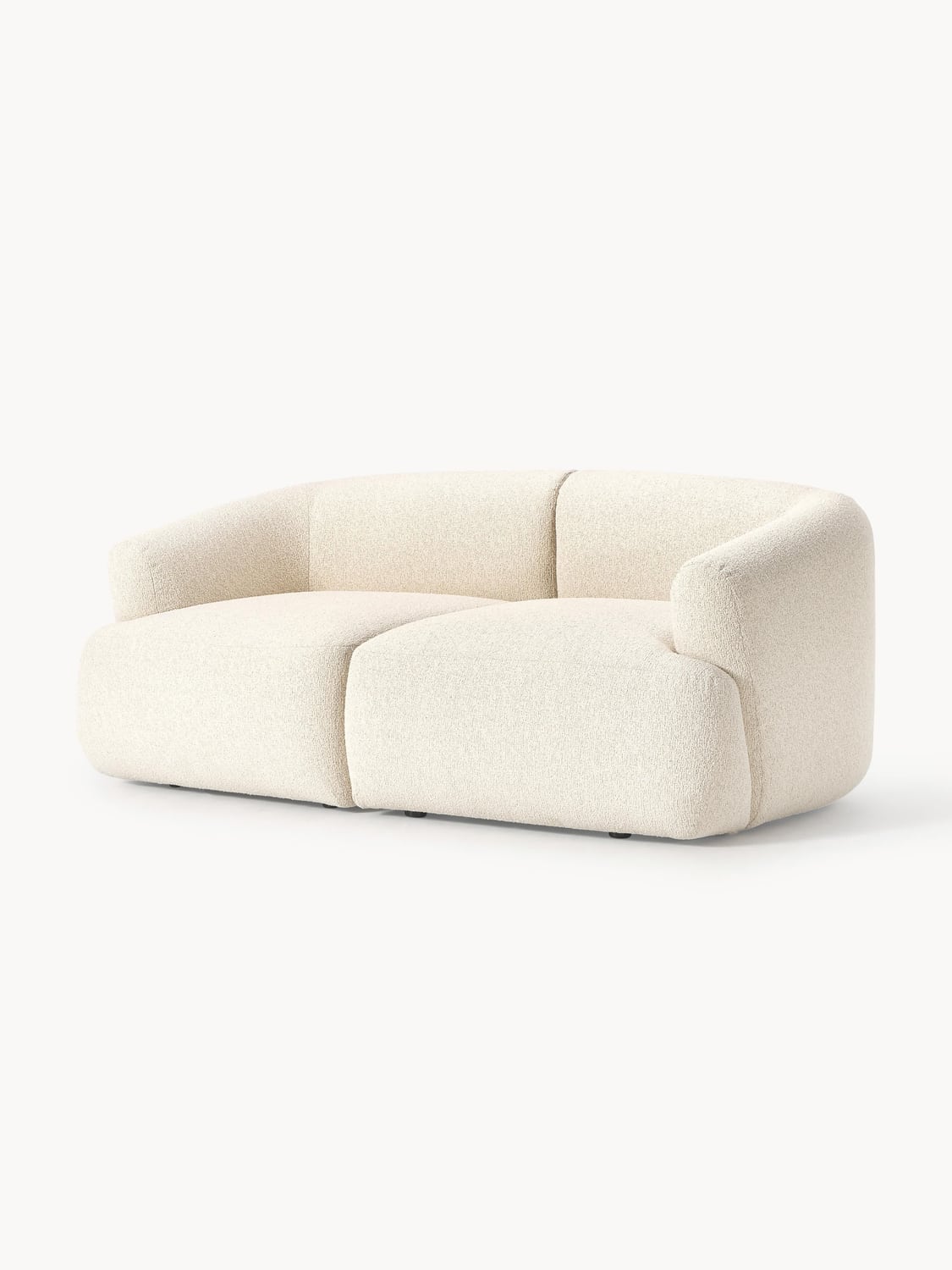 Sofia Modular Bouclé Sofa (2-seater) — Off-White