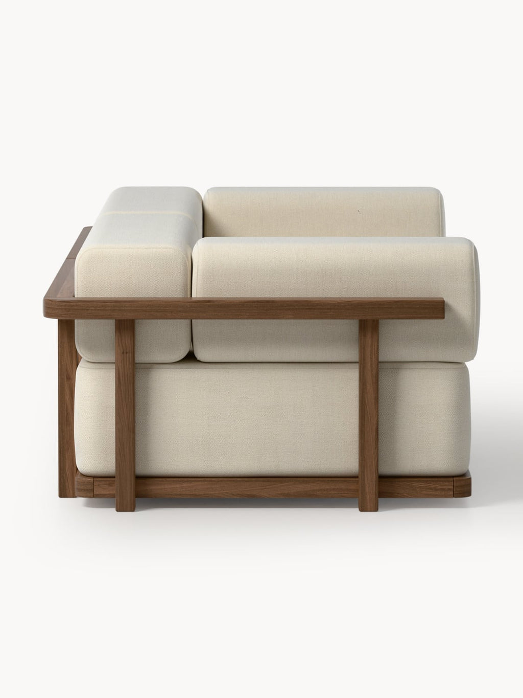 Matheus Garden Lounge Sofa (2-seater) in Acacia