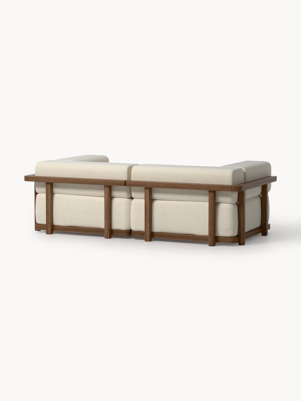 Matheus Garden Lounge Sofa (2-seater) in Acacia