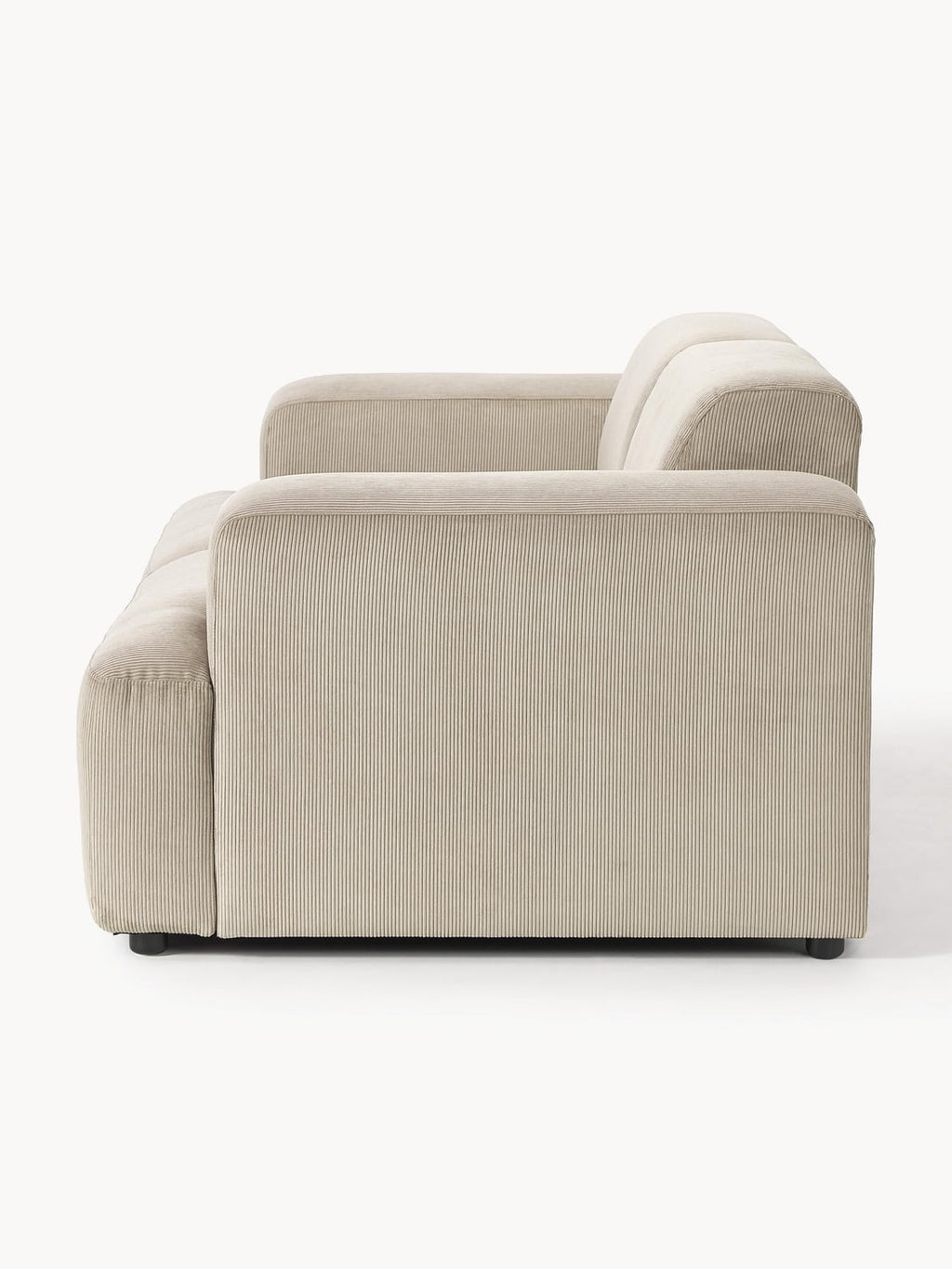 Melva Corduroy-Sofa (2-seater) — Oatmeal