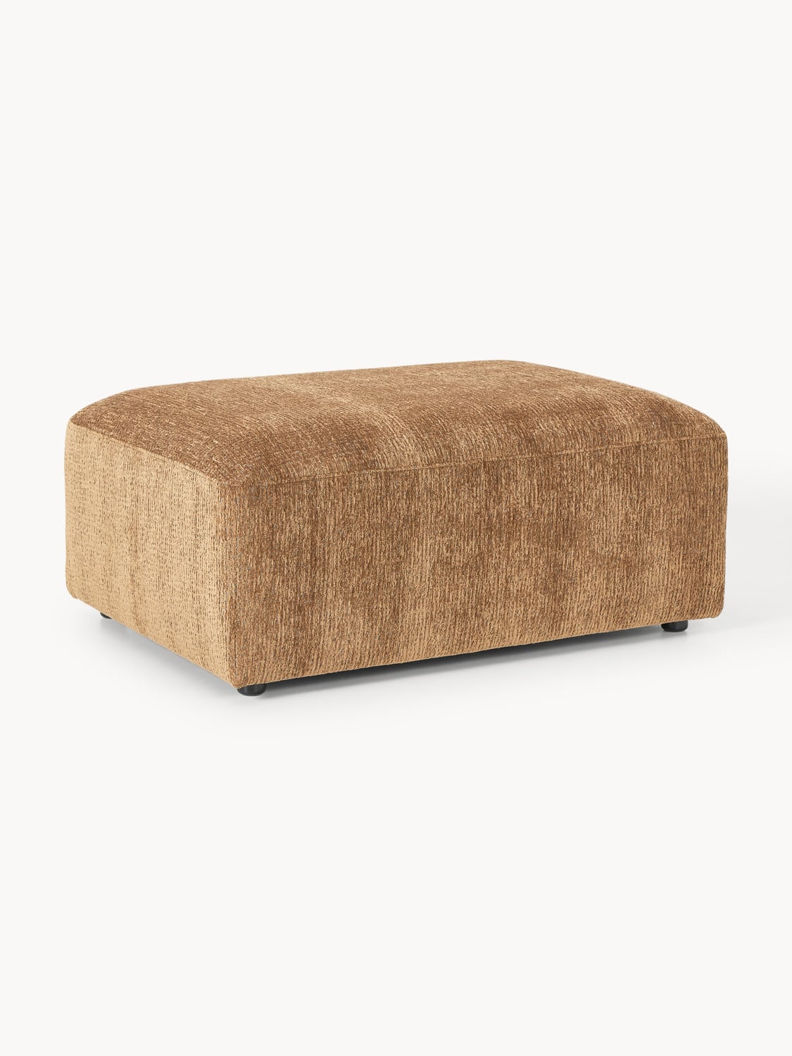 Melva Sofa Ottoman, B 99 x T 72 cm — Camel