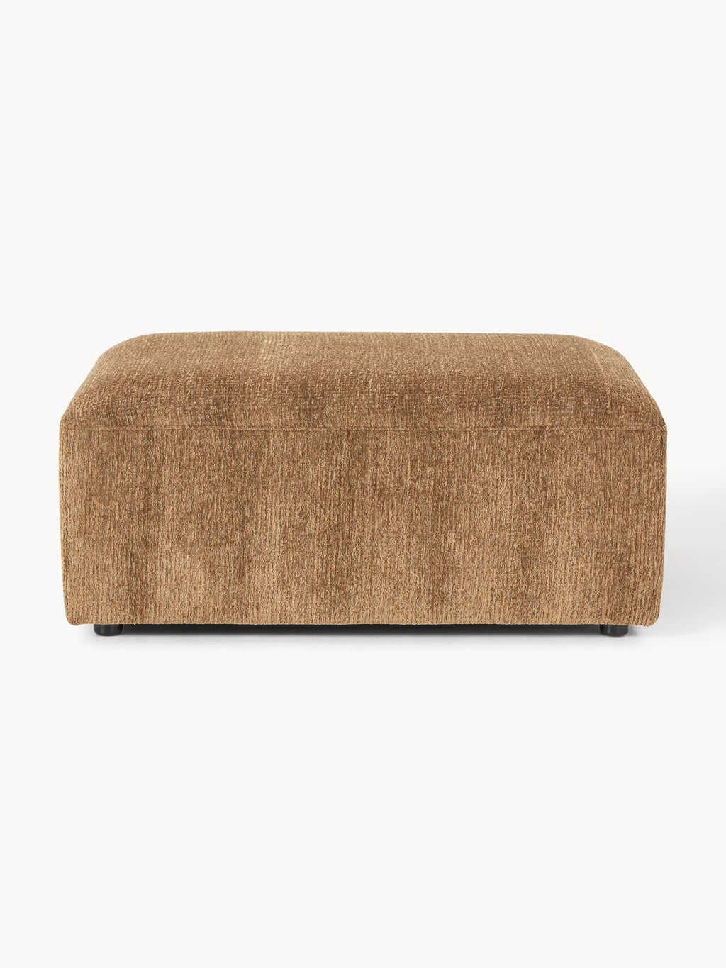 Melva Sofa Ottoman, B 99 x T 72 cm — Camel