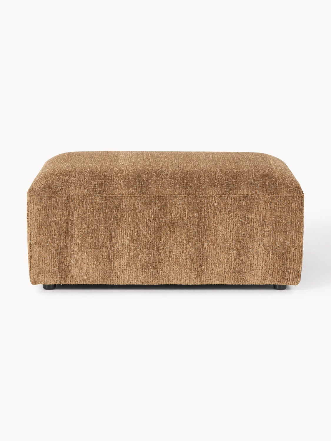 Melva Sofa Ottoman, B 99 x T 72 cm — Camel