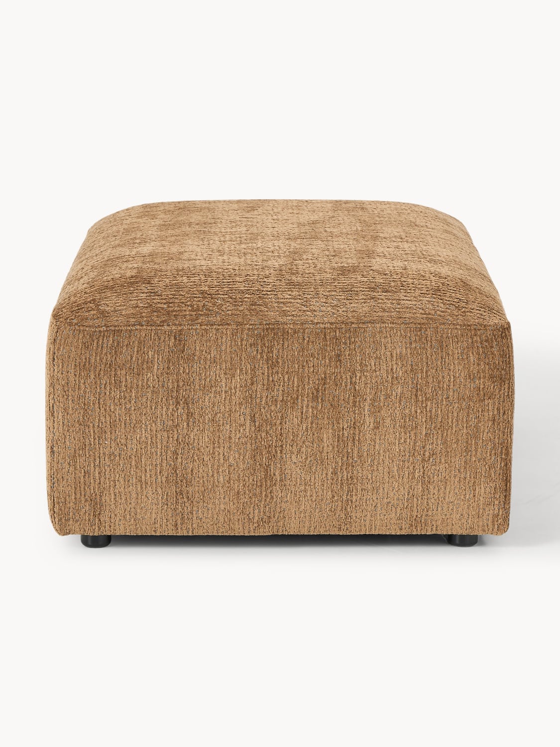 Melva Sofa Ottoman, B 99 x T 72 cm — Camel
