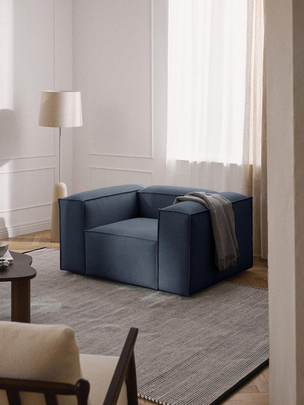 Lennon Armchair — Anthracite
