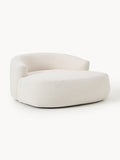 Sofia Bouclé-XL-Lounge Chair — Light Grey
