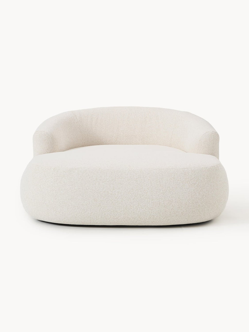 Sofia Bouclé-XL-Lounge Chair — Light Grey