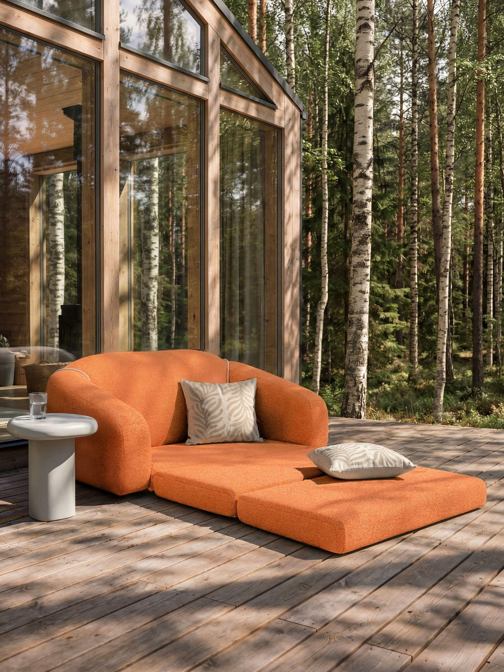 Soleil Garden Sofa / Daybed (2-seater) — Camel