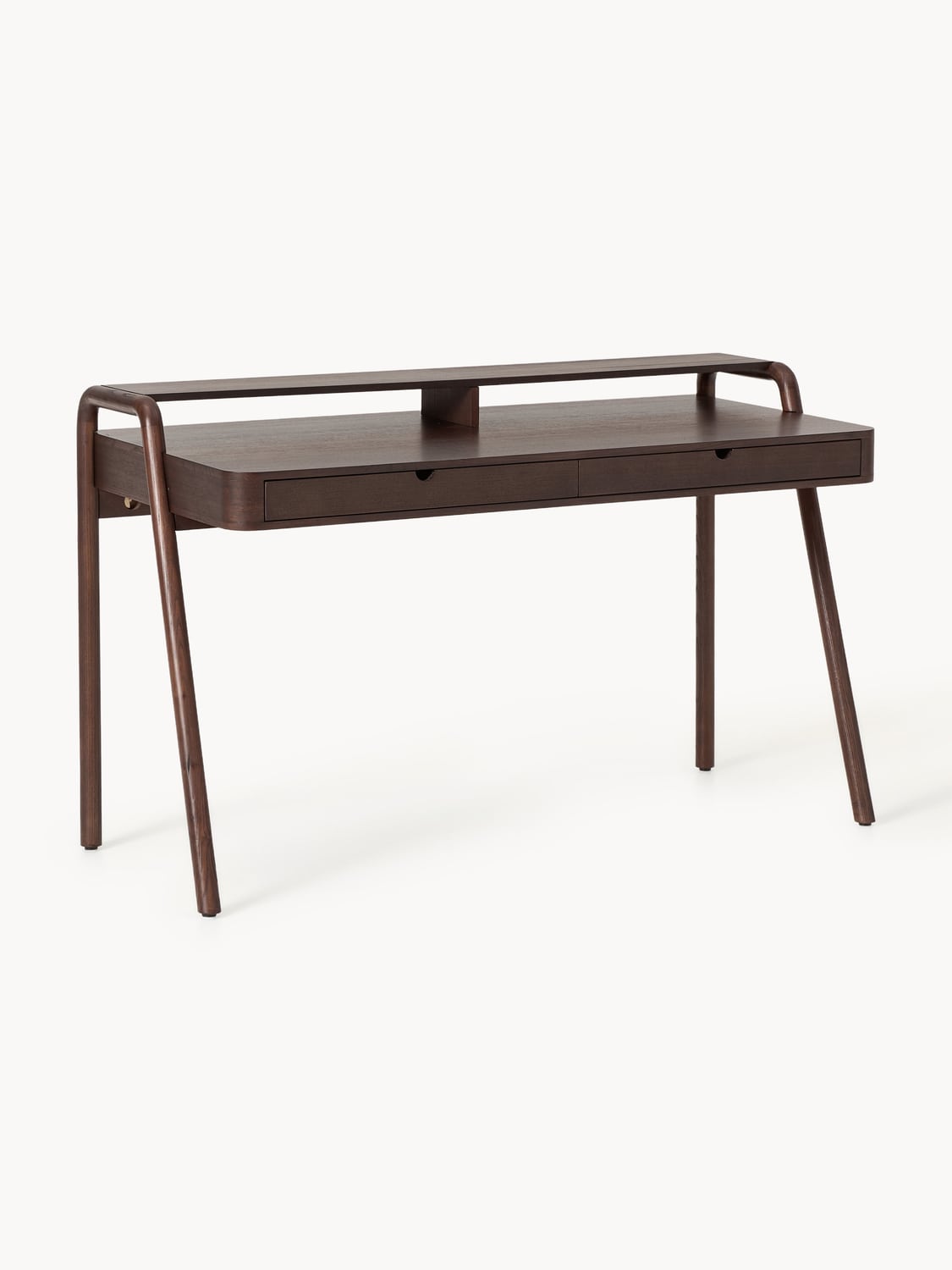 Evrak Desk with Drawers — Dark Grey
