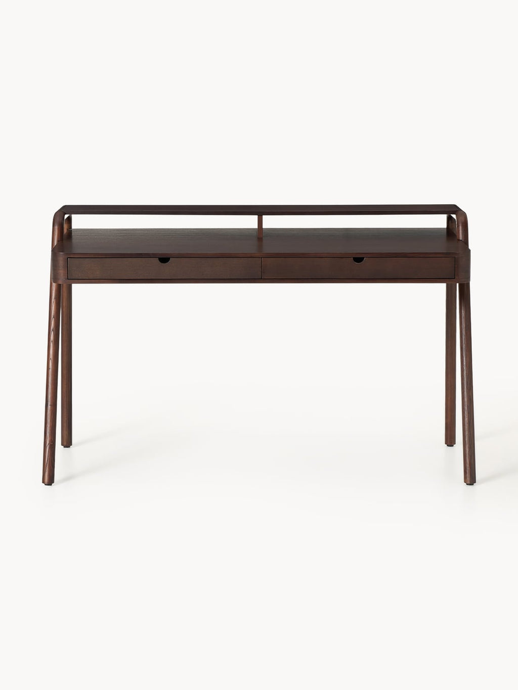 Evrak Desk with Drawers — Dark Grey