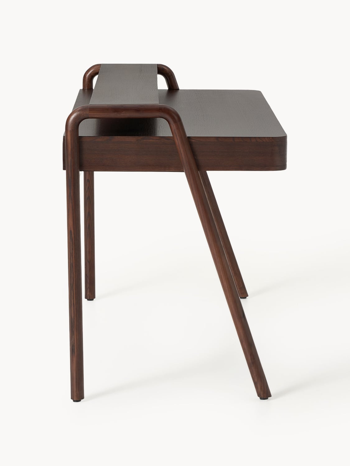 Evrak Desk with Drawers — Dark Grey