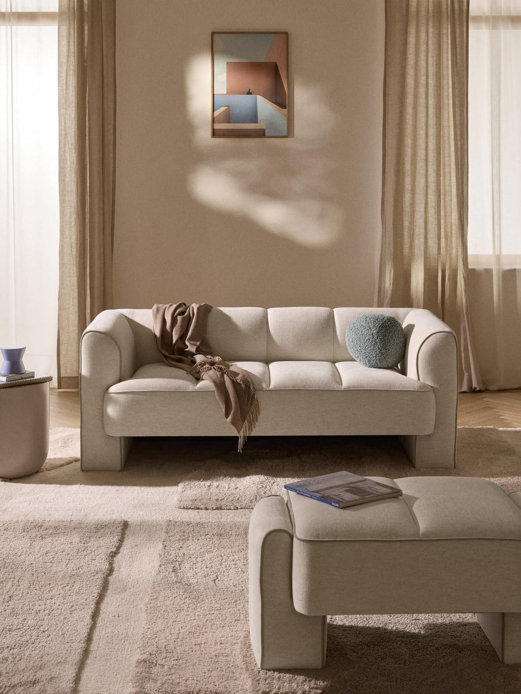 Bobi Sofa (2-seater) — Oatmeal