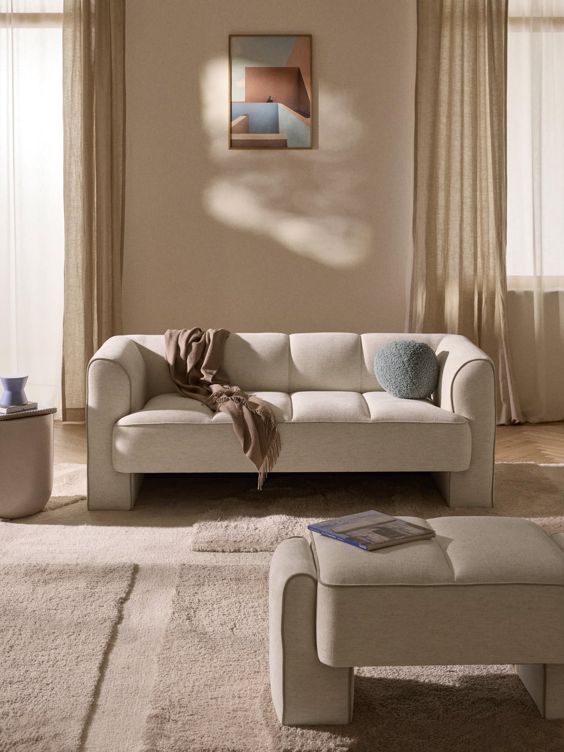 Bobi Sofa (2-seater) — Oatmeal