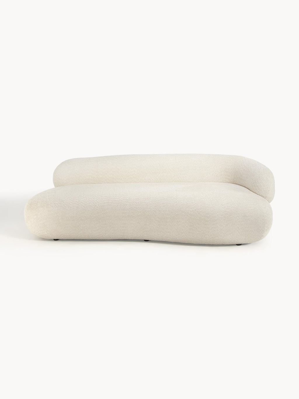 Alba Sofa (3-seater) in Teddy Bouclé — Off-White