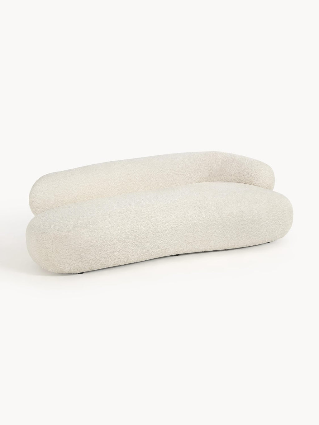 Alba Sofa (3-seater) in Teddy Bouclé — Off-White