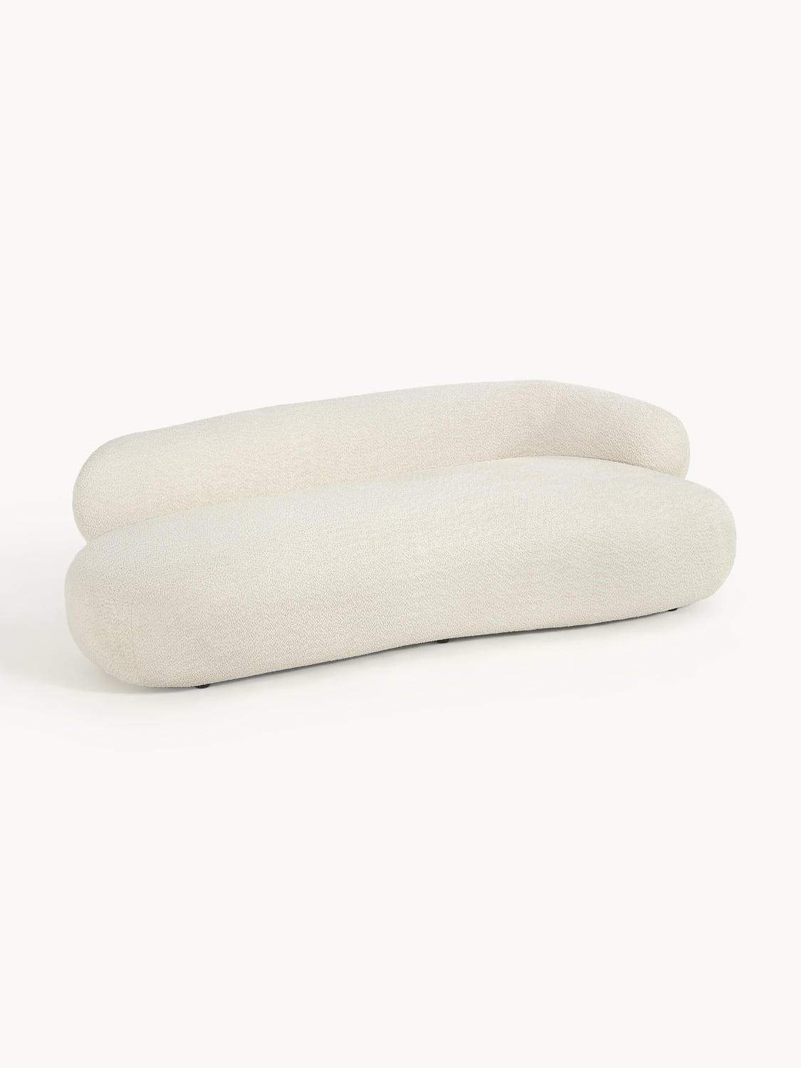 Alba Sofa (3-seater) in Teddy Bouclé — Off-White