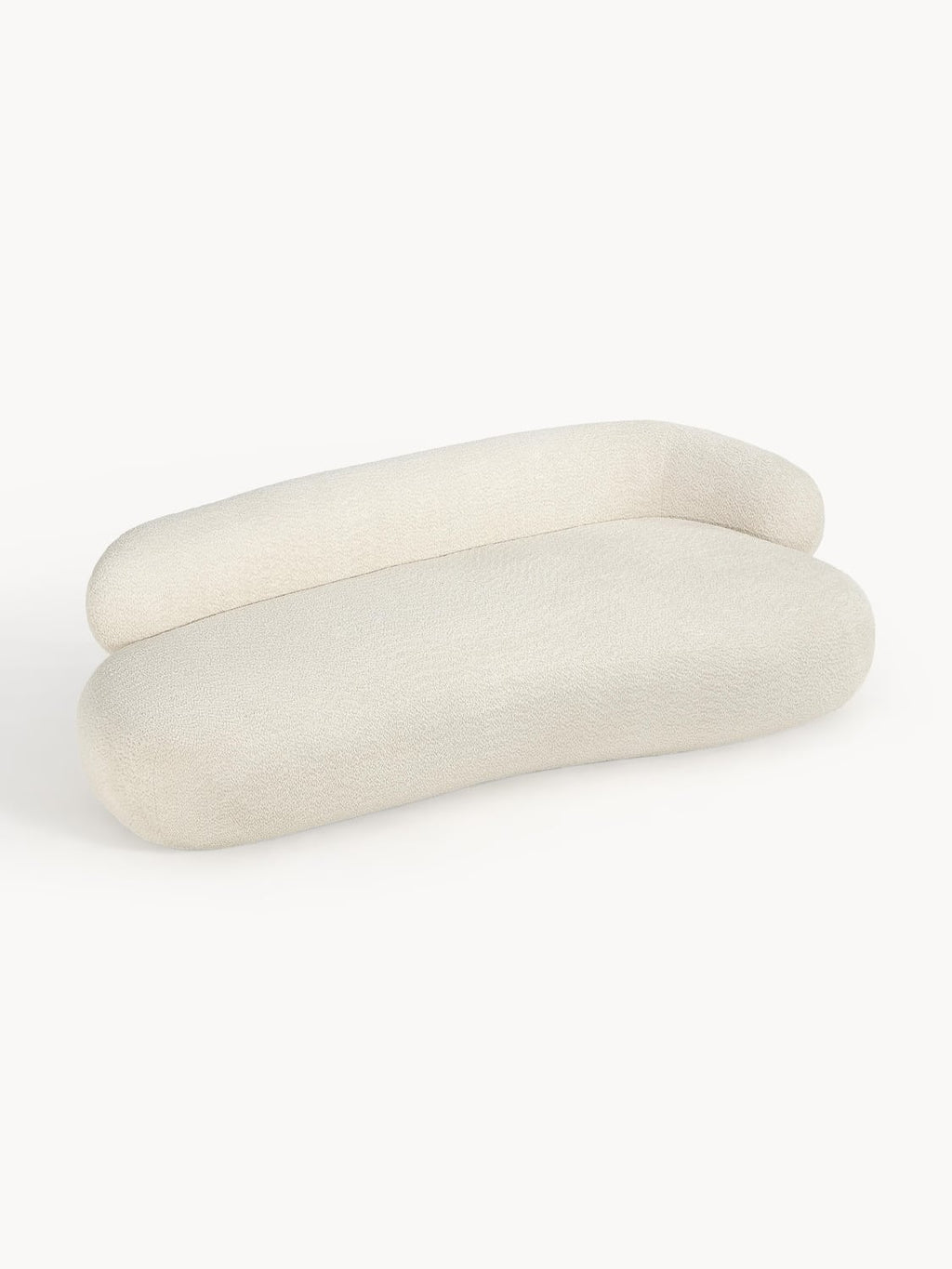 Alba Sofa (3-seater) in Teddy Bouclé — Off-White