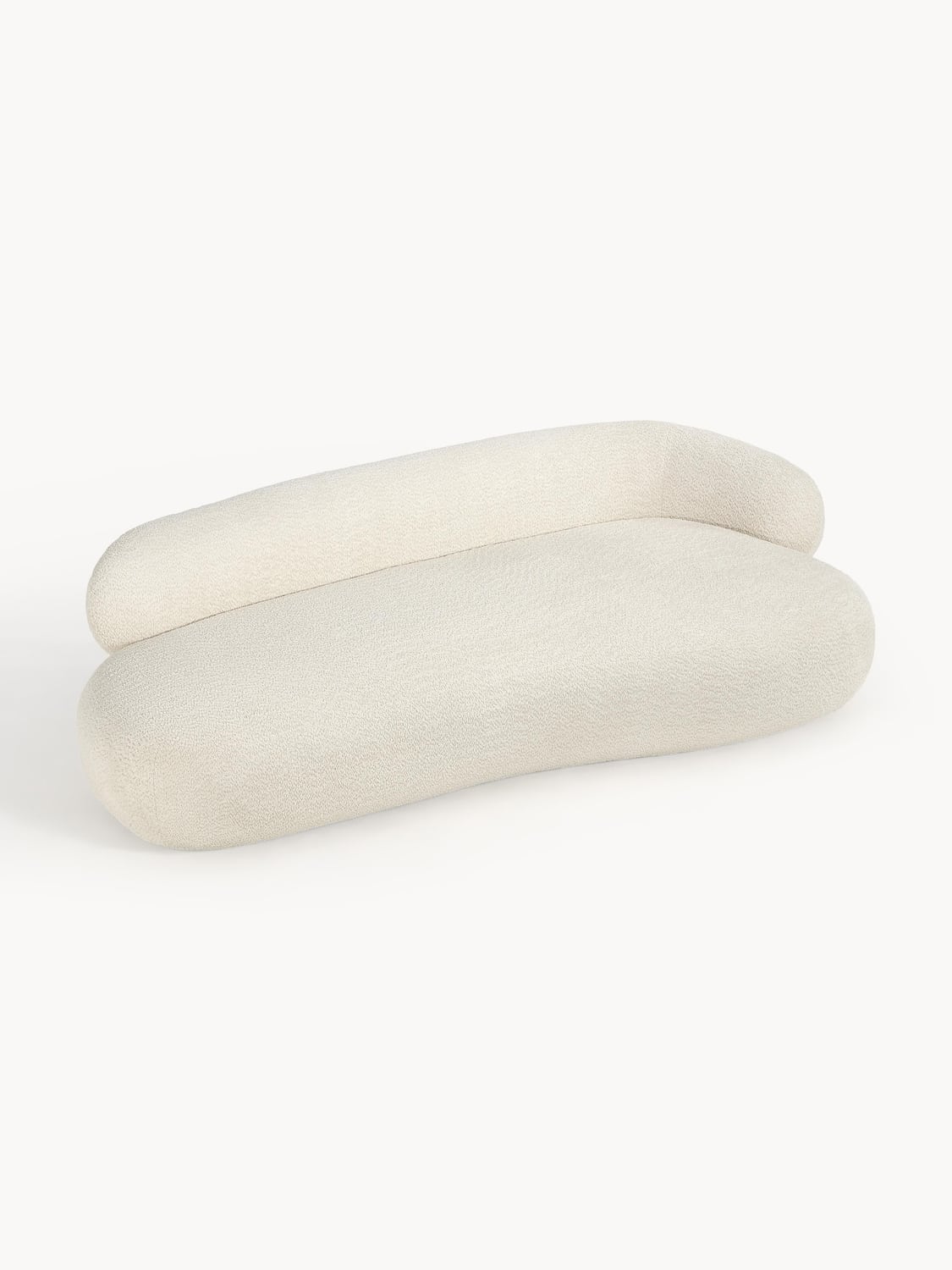 Alba Sofa (3-seater) in Teddy Bouclé — Off-White