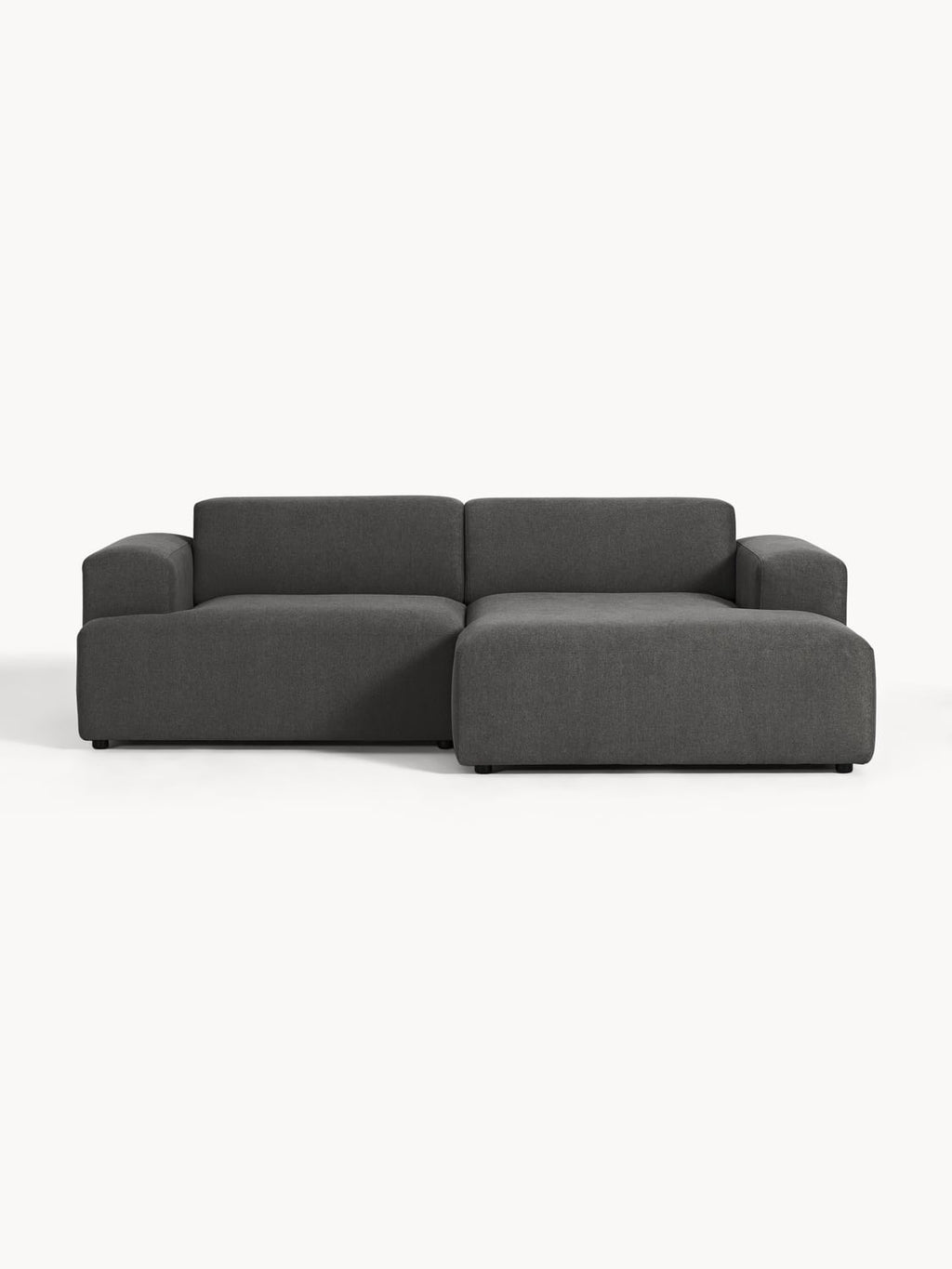 Melva Corner Sofa (3-seater) — Anthracite