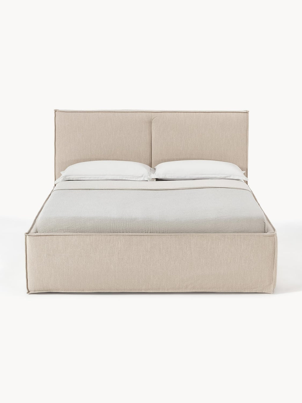 Dream Upholstered Bed — Oatmeal