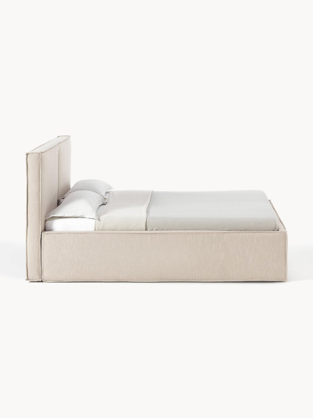 Dream Upholstered Bed — Oatmeal