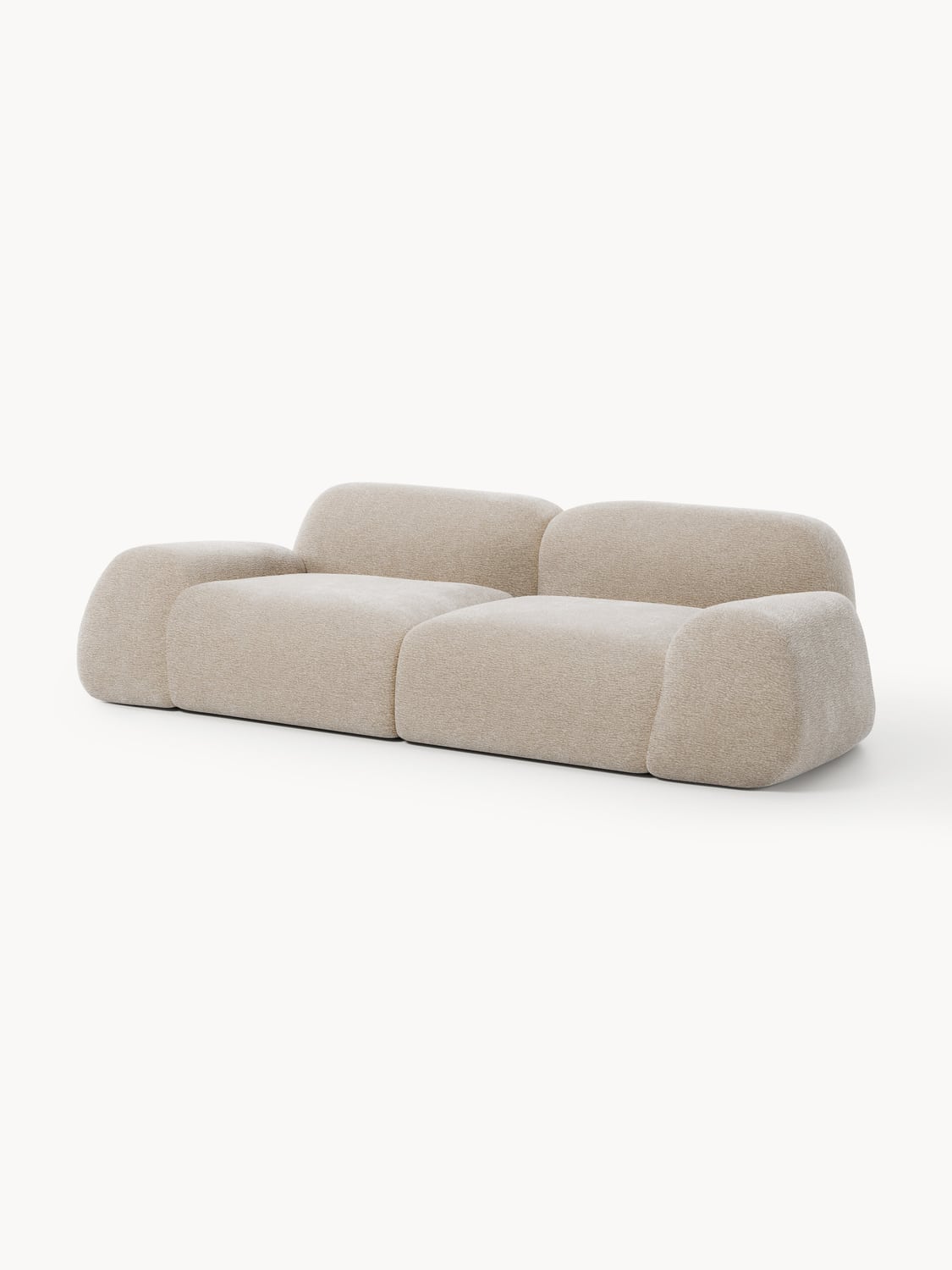 Wolke Modular Sofa (3-seater) — Oatmeal