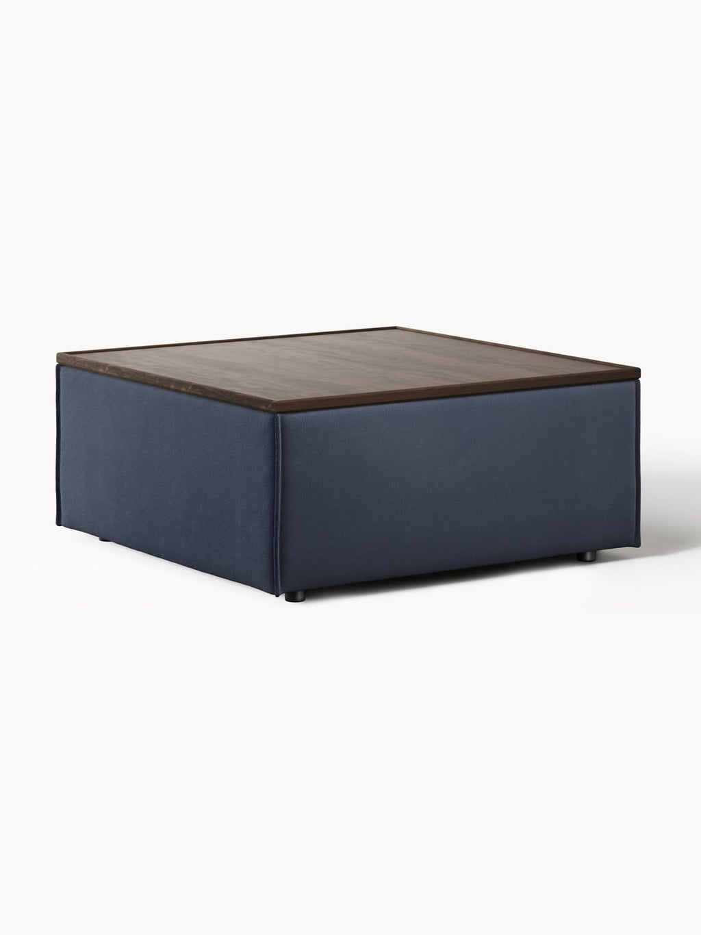 Lennon Sofa Ottoman with Storage — Petrol