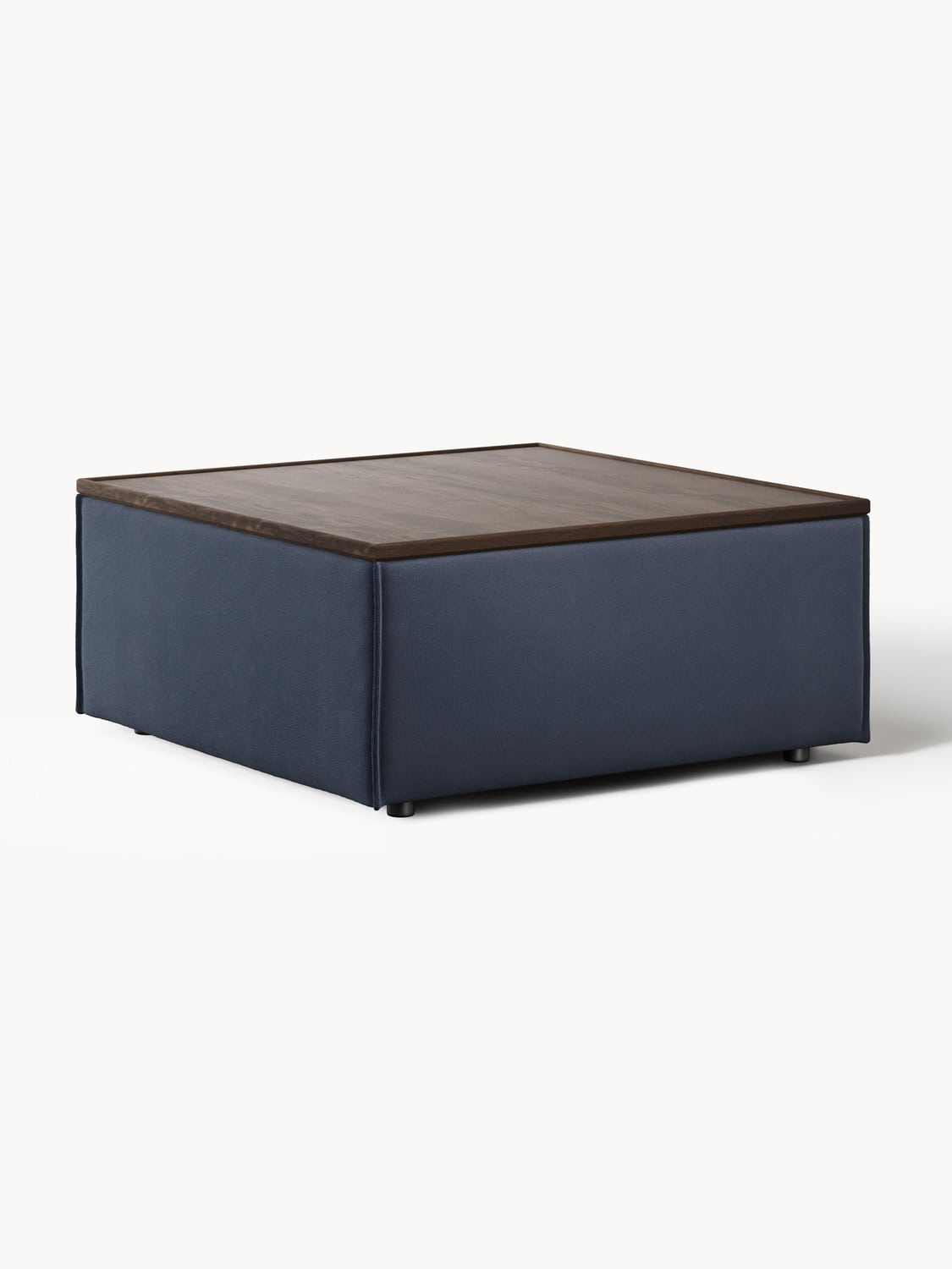 Lennon Sofa Ottoman with Storage — Petrol