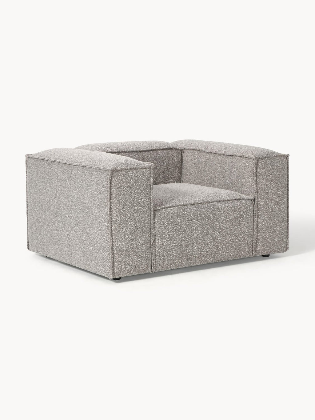 Lennon Armchair in Bouclé — Grey