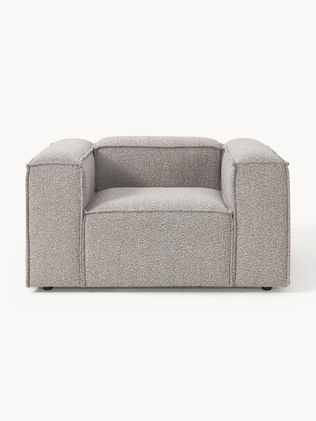 Lennon Armchair in Bouclé — Grey